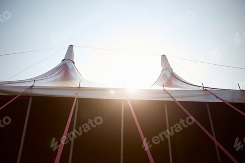 Preview: Exterior Of Marquee At Outdoor Music Festival