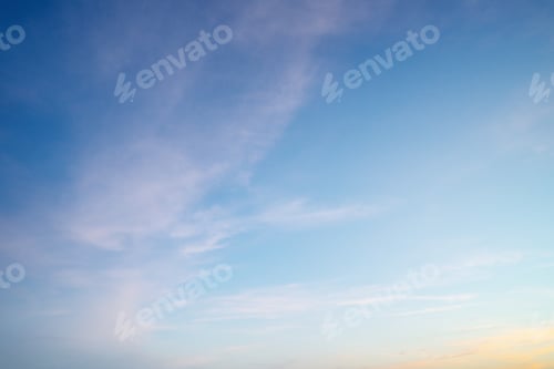 Preview: Sky background on sunset.