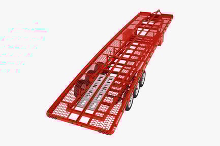 Preview: Wedge Trailer Car Hauler, Open Deck, Heavy Duty