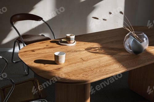 Preview: Elegant dining room interior composition