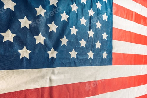 Preview: Abstract View of an American Flag