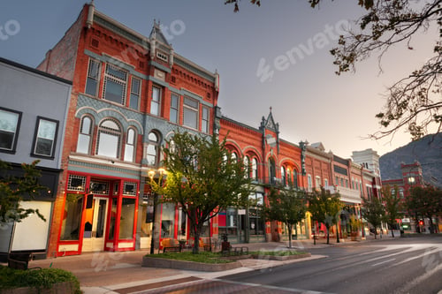 Preview: Provo, Utah, USA downtown on Center Street