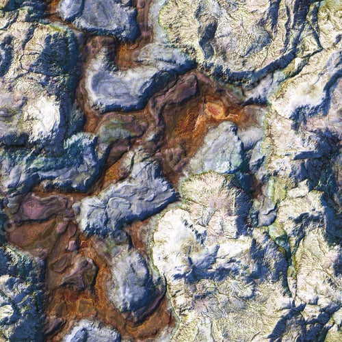 Preview: aerial view of a wild landscape seamless