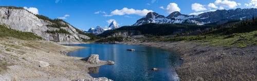 Preview: Panoramic View of Og Lake in the Iconic Mt Assiniboine Provincial Park