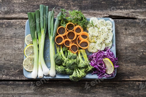 Preview: Colorful vegetable plate