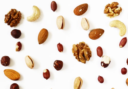 Preview: assortment of various nuts for a healthy diet