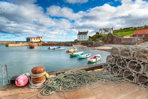 Preview: St Abbs Harbour in Scotland