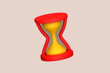 Preview: Hourglass 3D Illustration