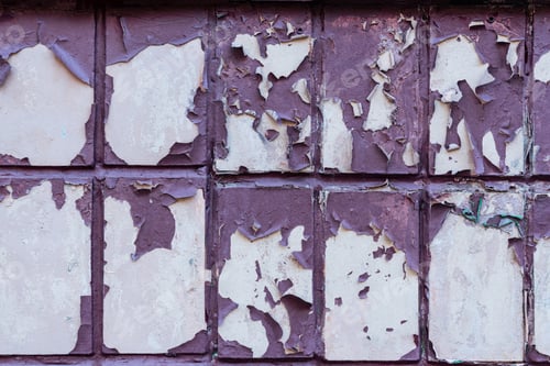 Preview: close-up view of old weathered purple wall textured background