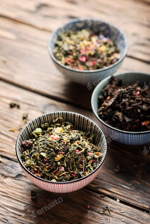Preview: Set of different tea