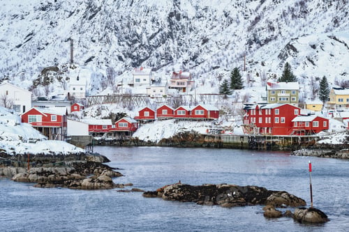Preview: "A" village on Lofoten Islands, Norway