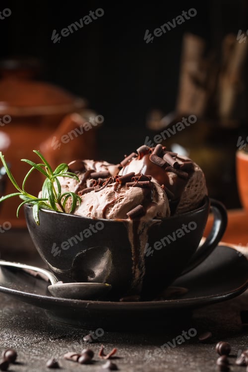 Preview: Chocolate coffee ice cream