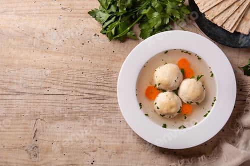 Preview: Traditional Jewish matzah ball soup