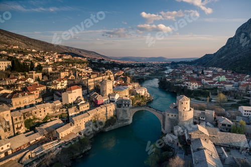 Preview: Cityscape of Mostar in Bosnia