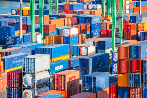 Preview: Cargo Containers Stacked