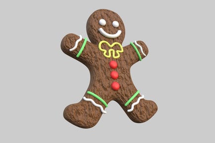 Preview: Gingerbread cookie figure ornament