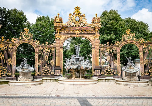 Preview: Gates and fountains in Stanislas Place - Nancy - France.