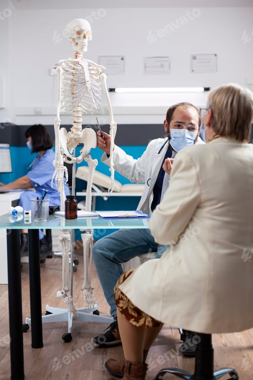 Preview: Medical advice using human skeleton