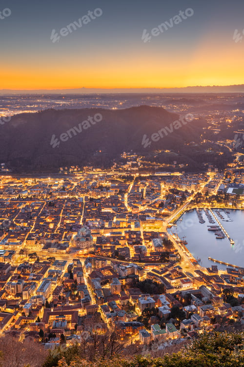Preview: Como, Italy Cityscape