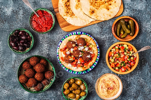 Preview: Falafel - traditional dish of Israeli and Middle Eastern cuisine
