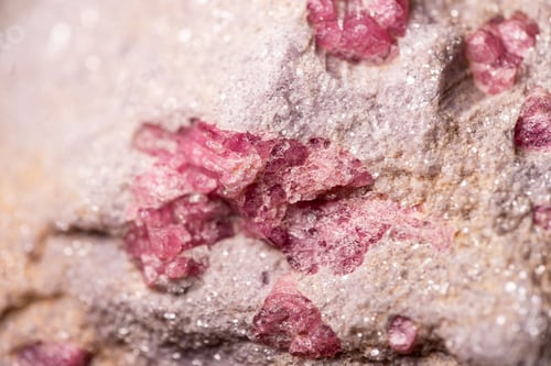 Preview: Closeup of pink crystals background, perfect for wallpapers