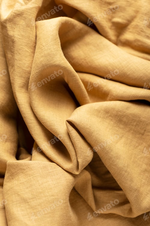 Preview: Curry linen fabric