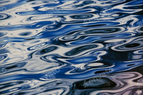 Preview: The ocean surface, ripples on the water. Shadow and light reflections.