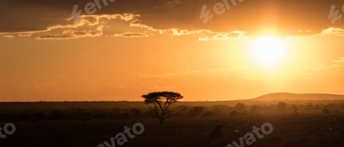 Preview: Namibia, Kunene Region, sunset