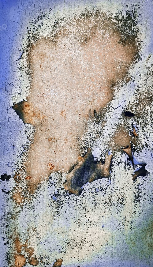 Preview: Burnt paint. Textured violet background with beige middle