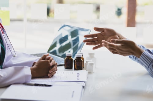 Preview: Treatment of disease by medicine from a specialized doctor.