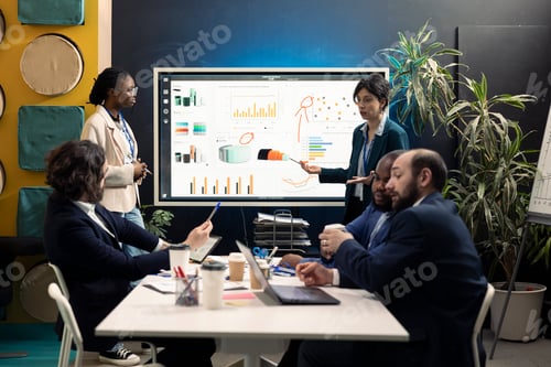 Preview: Team members from a financial organization showing insight on new projects