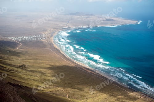 Preview: Famara coastline on Lanzarote island