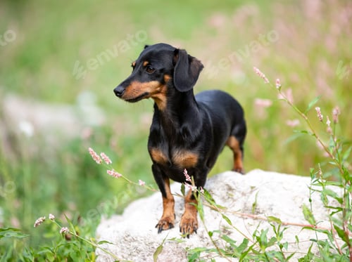 Preview: Dachshund in nature