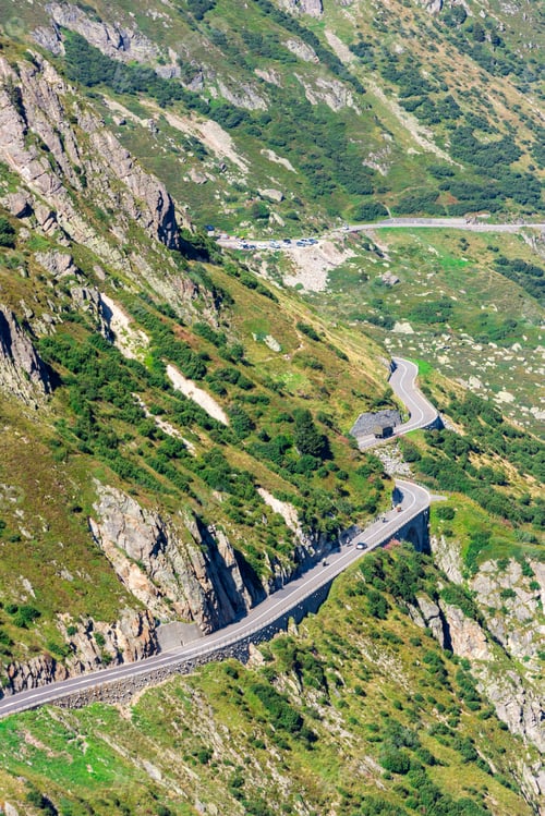 Preview: Road Turn in Mountains