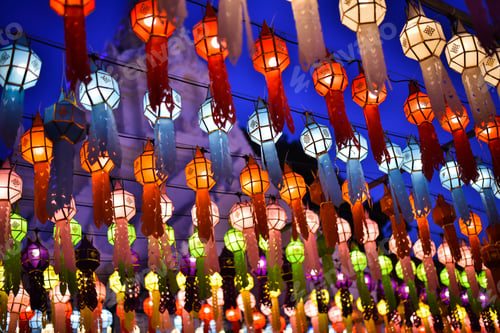 Preview: Lanterns for both Thai and Chinese happiness festivals