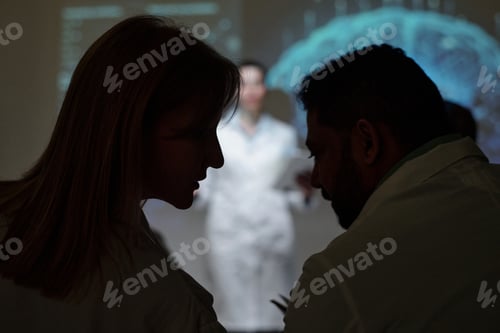 Preview: Audience Whispering Silhouette