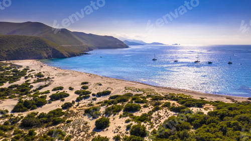 Preview: Aerial view east coast of Corsica
