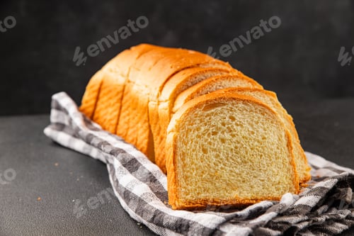 Preview: Brioche bread slices bakery pastry natural product tasty snack fresh delicious gourmet food
