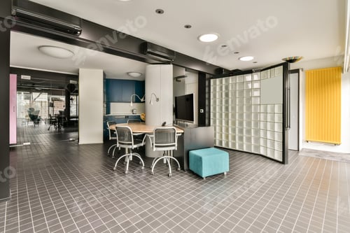 Preview: Modern spacious dining room