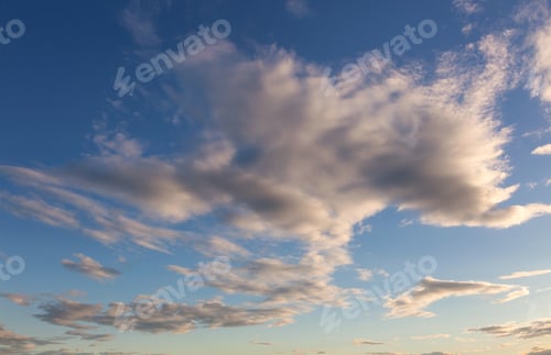 Preview: Cloudscape during a vibrant summer sunset