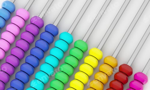 Preview: Abacus isolated. Calculating and counting number tool. Mathematics. Analog calculator.