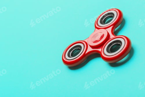 Preview: spinner stress relieving toy isolated