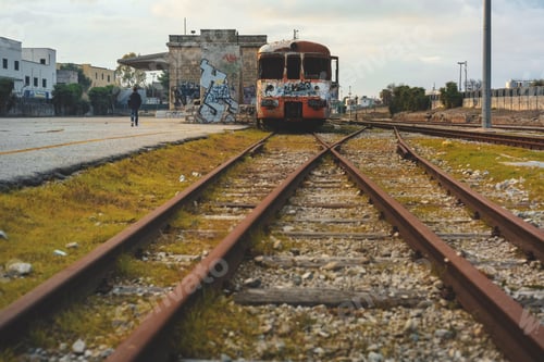Preview: MANDURIA-ITALY/DECEMBER 2017: Abandoned train