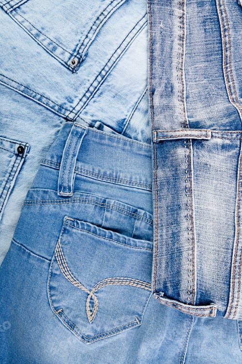 Preview: Jean background. Denim blue jean texture. Concept for fashion.