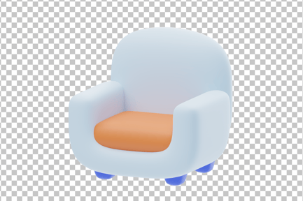 Preview: Armchair 3D Icon