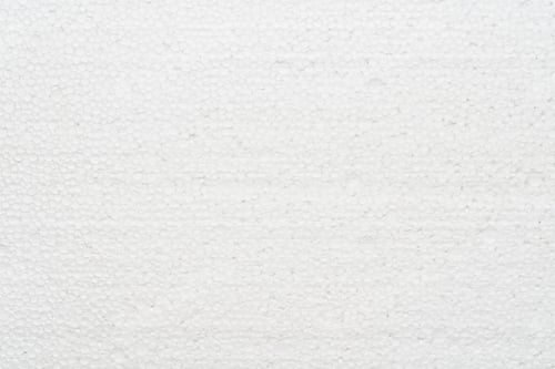 Preview: White abstract polystyrene foam texture background. Close-up detail styrofoam
