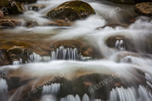 Preview: Cascade of Sibli-Wasserfall. Rottach-Egern, Bavaria, Germany