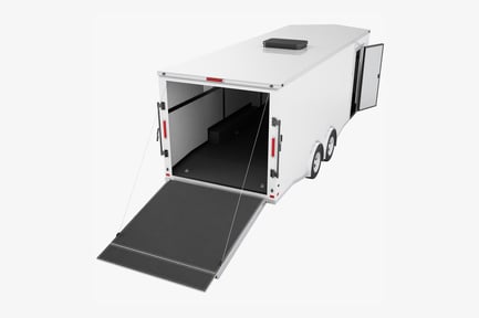 Preview: Car Hauler: Enclosed Trailer with Ramp