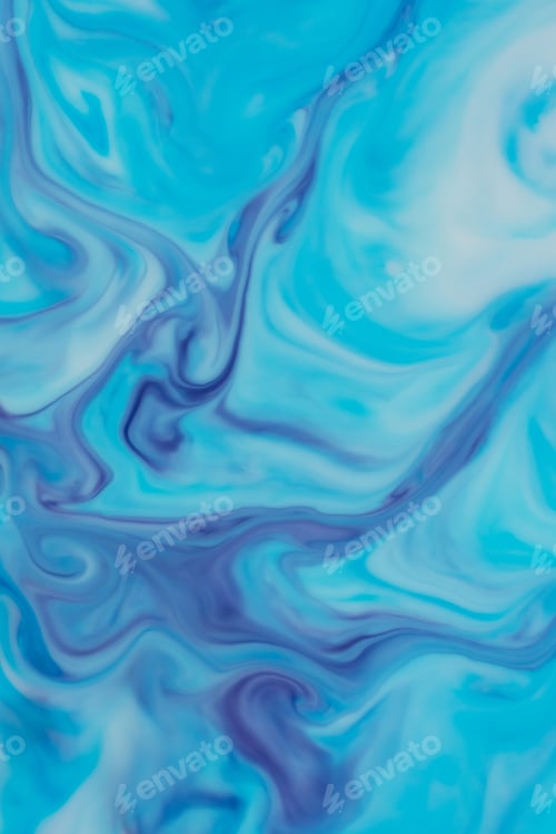 Preview: Abstract flow of liquid paints in mix