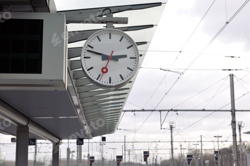 Preview: Clock at train station